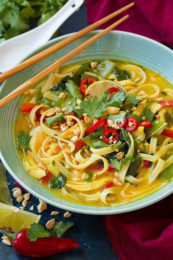 Thai Coconut Curry Soup: Easy Recipe with Rotisserie Chicken